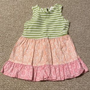 Ricrac & Ruffles dress, size 6/9 months